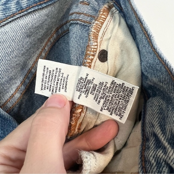 We the Free Relaxed and Destroyed Denim Mini Skirt - Picture 10 of 10